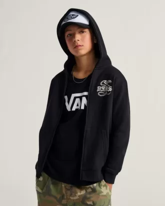 Kids Bone Yard Hoodie med dragkedja