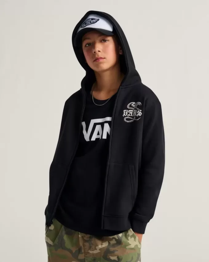 Kids Bone Yard Hoodie med dragkedja