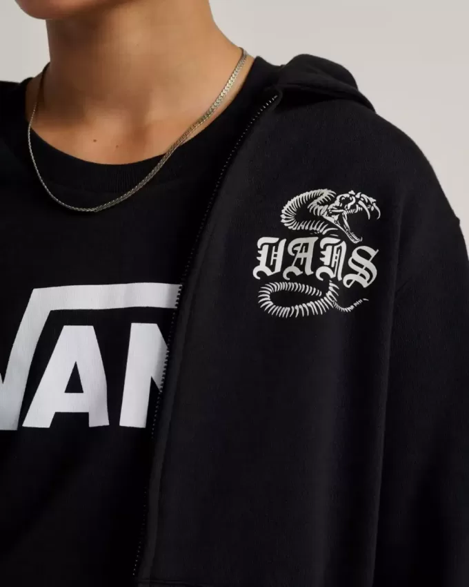 Kids Bone Yard Hoodie med dragkedja