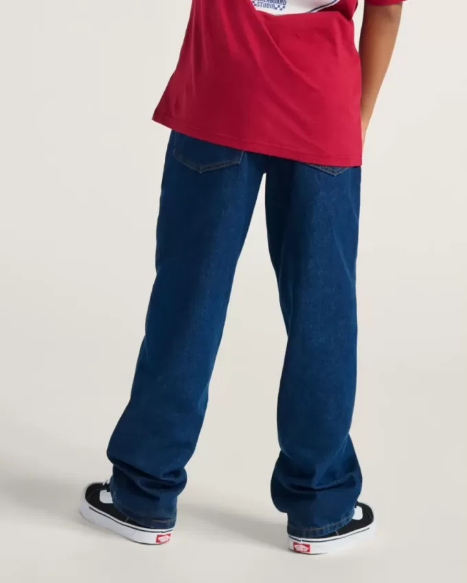 Kids Check-5 Loose Denim Pants Kids Check-5 Loose Denim Pants