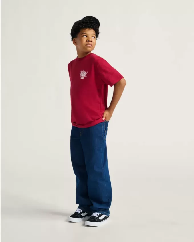 Kids Check-5 Loose Denim Pants Kids Check-5 Loose Denim Pants