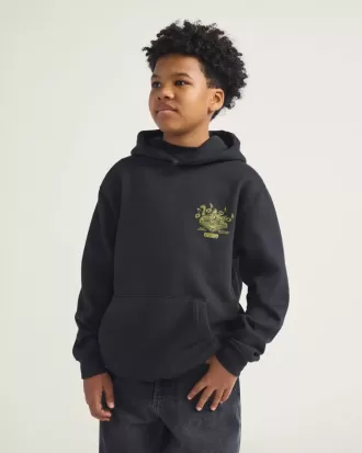 Kids Scratched Records Pullover Hoodie