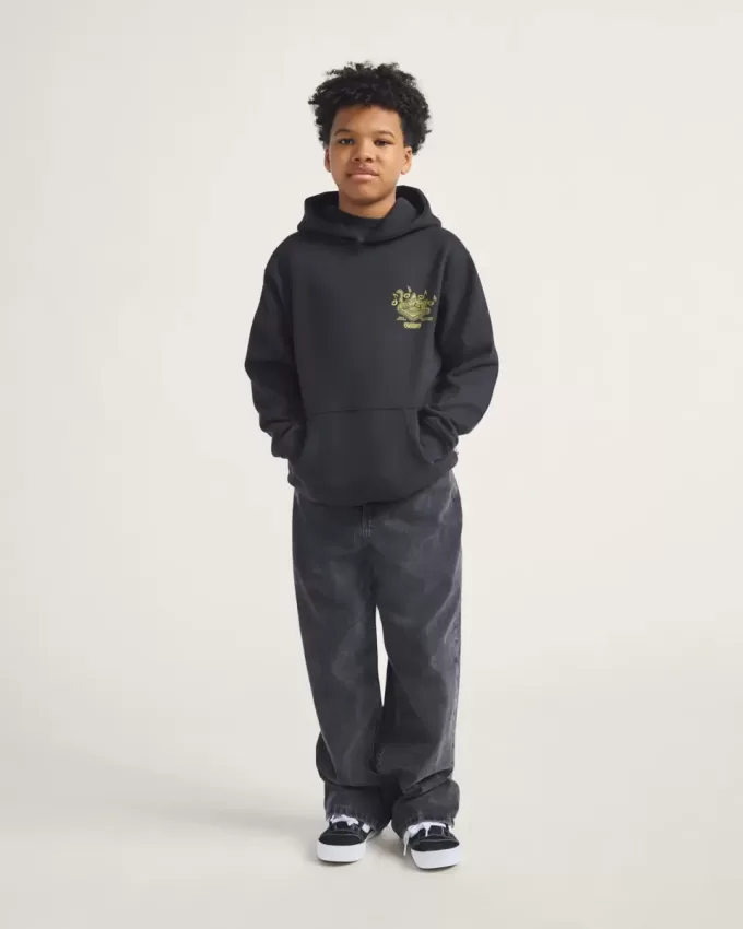 Kids Scratched Records Pullover Hoodie Kids Scratched Records Pullover Hoodie