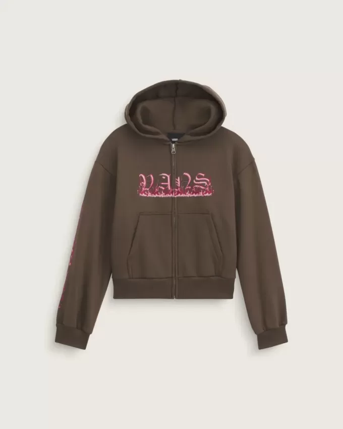 Kids Vans Inferno Zip Hoodie Kids Vans Inferno Zip Hoodie