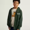 Klassificerad hoodie med dragkedja för barn
