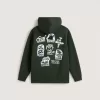 Klassificerad hoodie med dragkedja för barn