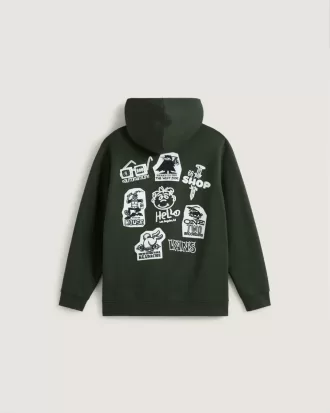 Klassificerad hoodie med dragkedja för barn