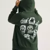 Klassificerad hoodie med dragkedja för barn
