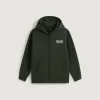 Klassificerad hoodie med dragkedja för barn