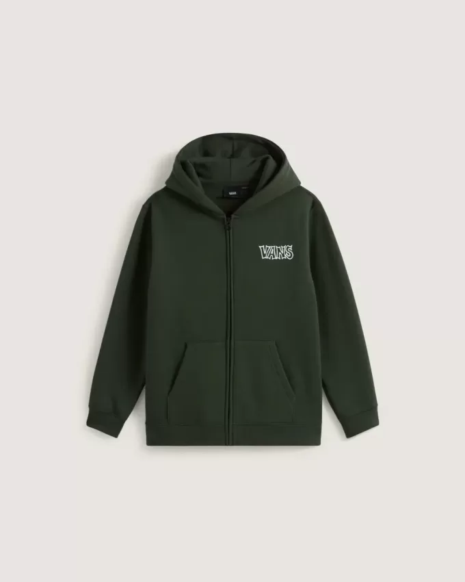 Klassificerad hoodie med dragkedja för barn