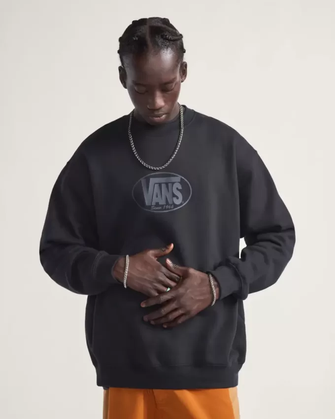 Klassisk Oval Crew Sweatshirt Klassisk Oval Crew Sweatshirt