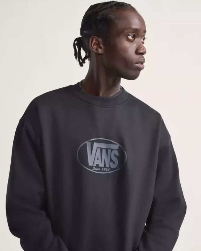 Klassisk Oval Crew Sweatshirt Klassisk Oval Crew Sweatshirt