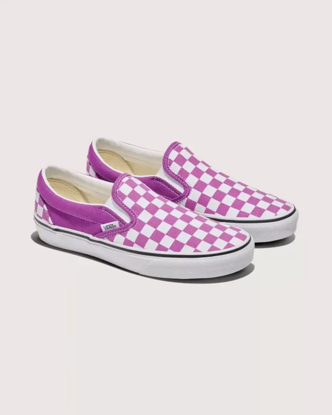 Klassisk Slip-On Checkerboard Sko Klassisk Slip-On Checkerboard Sko