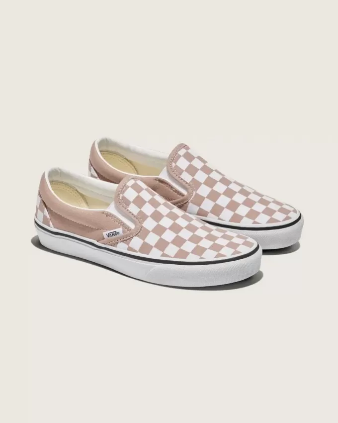 Klassisk Slip-On Checkerboard Sko Klassisk Slip-On Checkerboard Sko