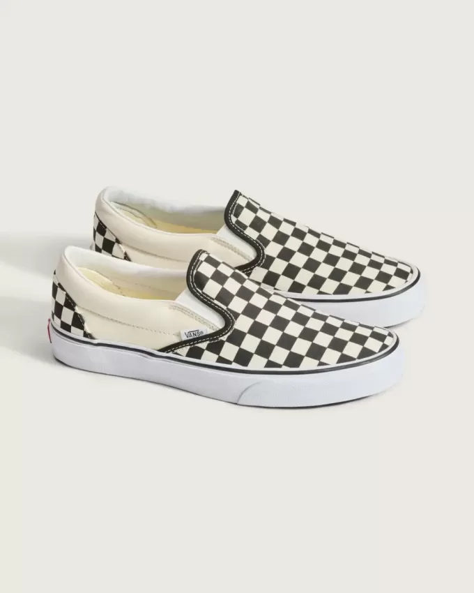 Klassisk Slip-On Checkerboard Sko Klassisk Slip-On Checkerboard Sko