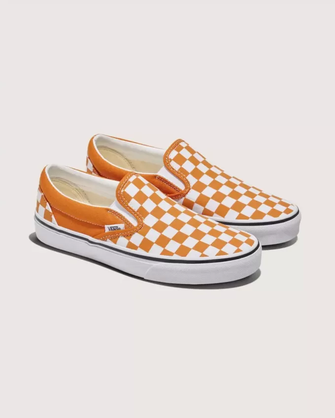 Klassisk Slip-On Checkerboard Sko Klassisk Slip-On Checkerboard Sko