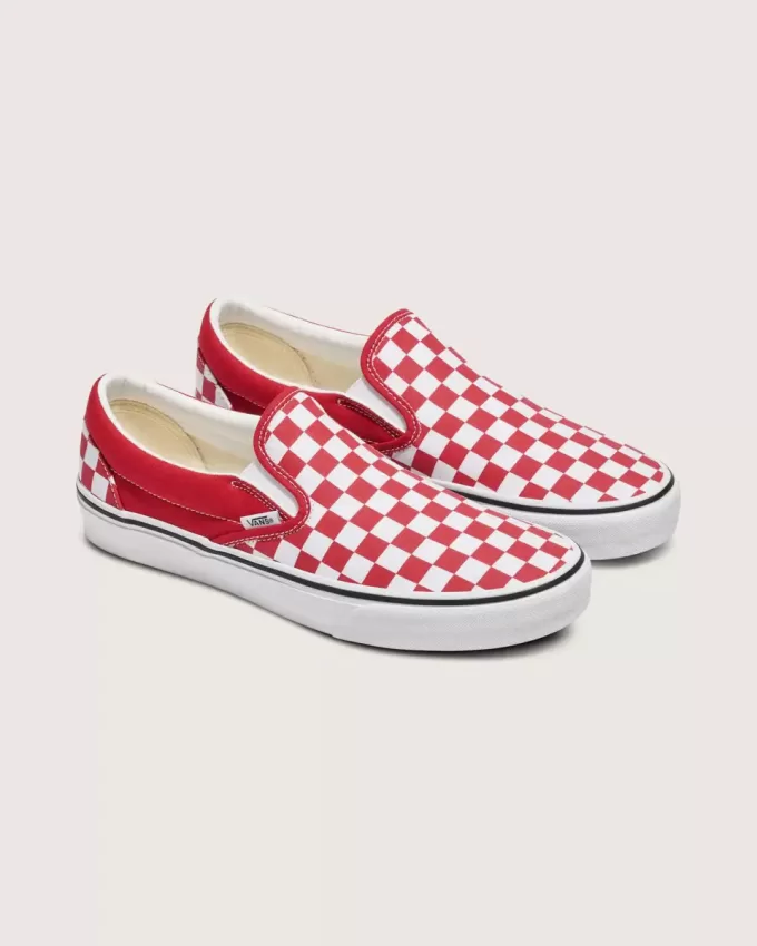 Klassisk Slip-On Checkerboard Sko Klassisk Slip-On Checkerboard Sko