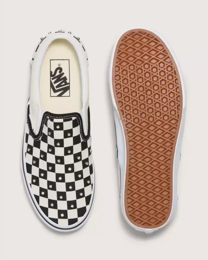 Klassisk Slip-On Checkerboard Sko Klassisk Slip-On Checkerboard Sko