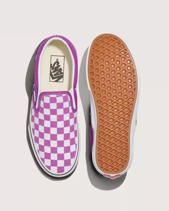 Klassisk Slip-On Checkerboard Sko Klassisk Slip-On Checkerboard Sko