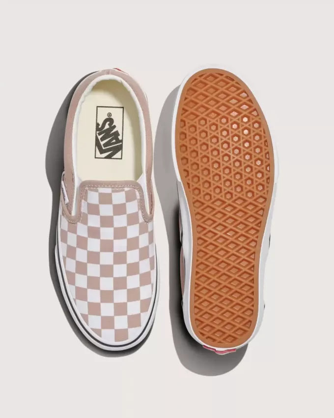 Klassisk Slip-On Checkerboard Sko Klassisk Slip-On Checkerboard Sko