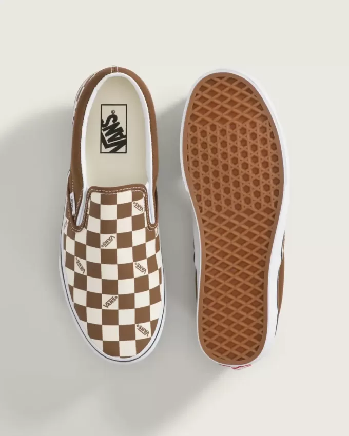 Klassisk Slip-On Checkerboard Sko Klassisk Slip-On Checkerboard Sko