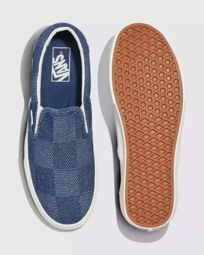 Klassisk Slip-On Denim Sko Klassisk Slip-On Denim Sko