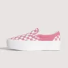 Klassisk Slip-On Platform Checkerboard Sko Klassisk Slip-On Platform Checkerboard Sko