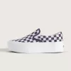 Klassisk Slip-On Platform Checkerboard Sko Klassisk Slip-On Platform Checkerboard Sko