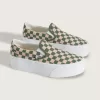 Klassisk Slip-On Platform Checkerboard Sko Klassisk Slip-On Platform Checkerboard Sko