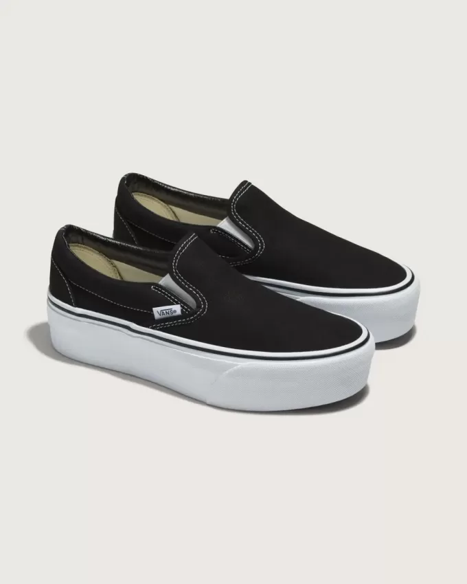 Klassisk Slip-On plattformssko Klassisk Slip-On plattformssko