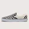 Klassisk slip-on schackbräde bred sko Klassisk slip-on schackbräde bred sko