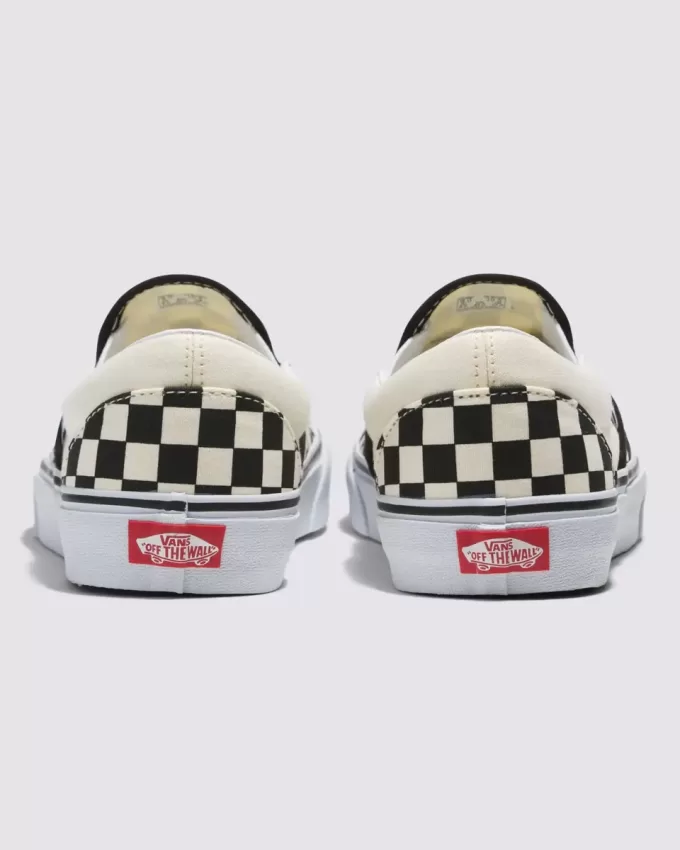 Klassisk slip-on schackbräde bred sko Klassisk slip-on schackbräde bred sko