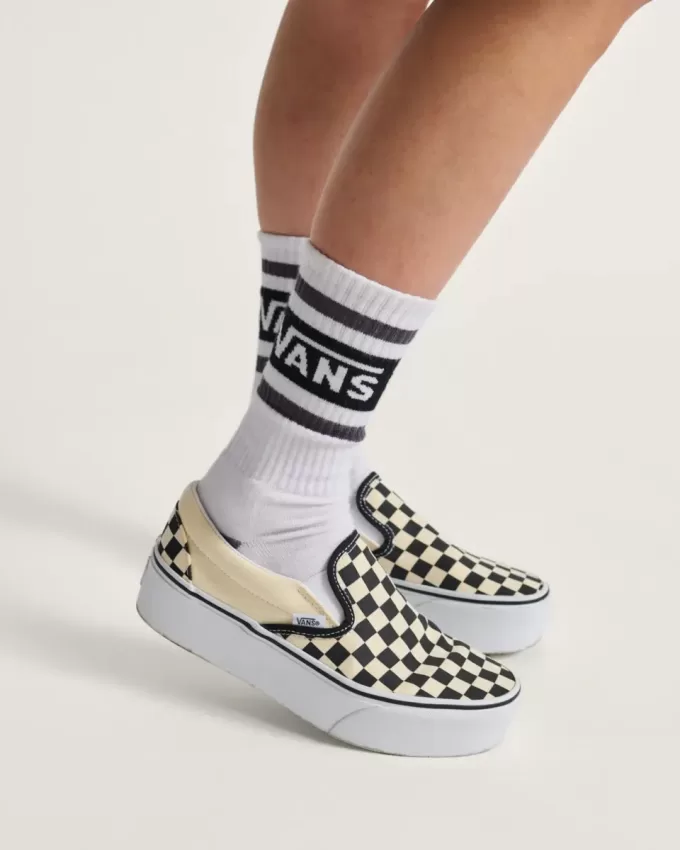 Klassisk Slip-On schackbräde plattformssko Klassisk Slip-On schackbräde plattformssko