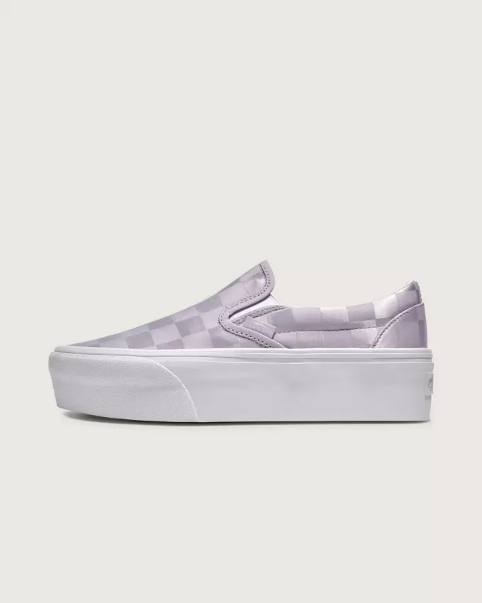 Klassisk Slip-On Stackform Checkerboard Shoe Klassisk Slip-On Stackform Checkerboard Shoe