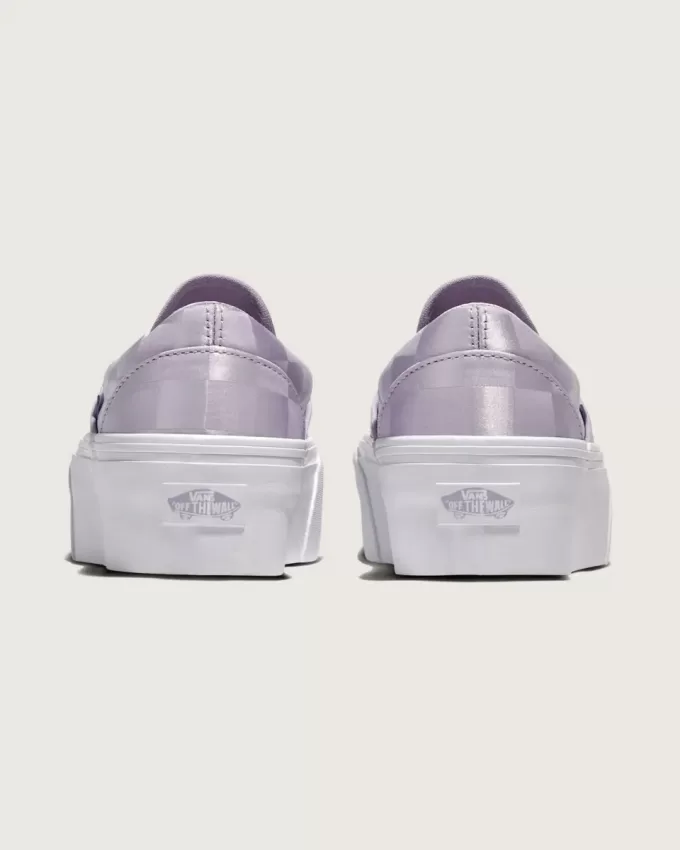 Klassisk Slip-On Stackform Checkerboard Shoe Klassisk Slip-On Stackform Checkerboard Shoe