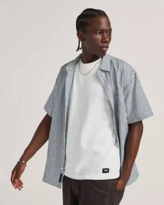 Lawson Stripe Button Up Skjorta