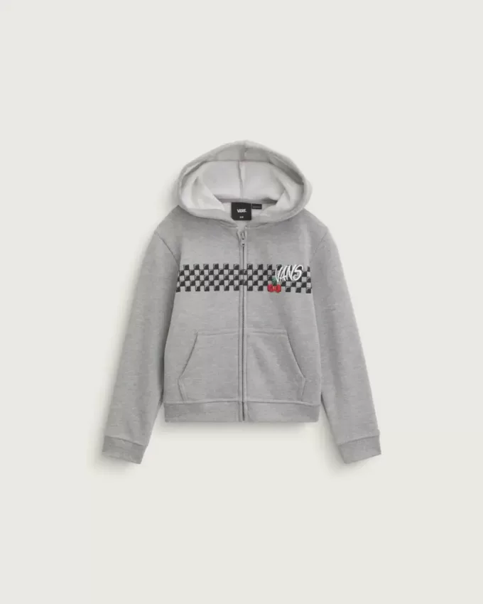 Lilla Kids Checker Cherries Pullover Hoodie Lilla Kids Checker Cherries Pullover Hoodie