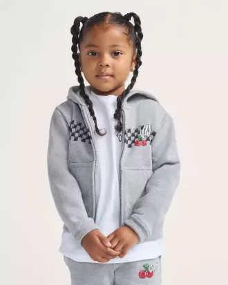 Lilla Kids Checker Cherries Pullover Hoodie