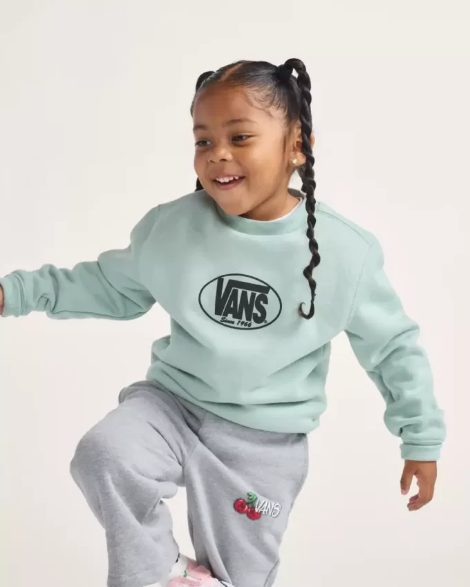 Little Kids Classic Oval Crew Sweatshirt Little Kids Classic Oval Crew Sweatshirt