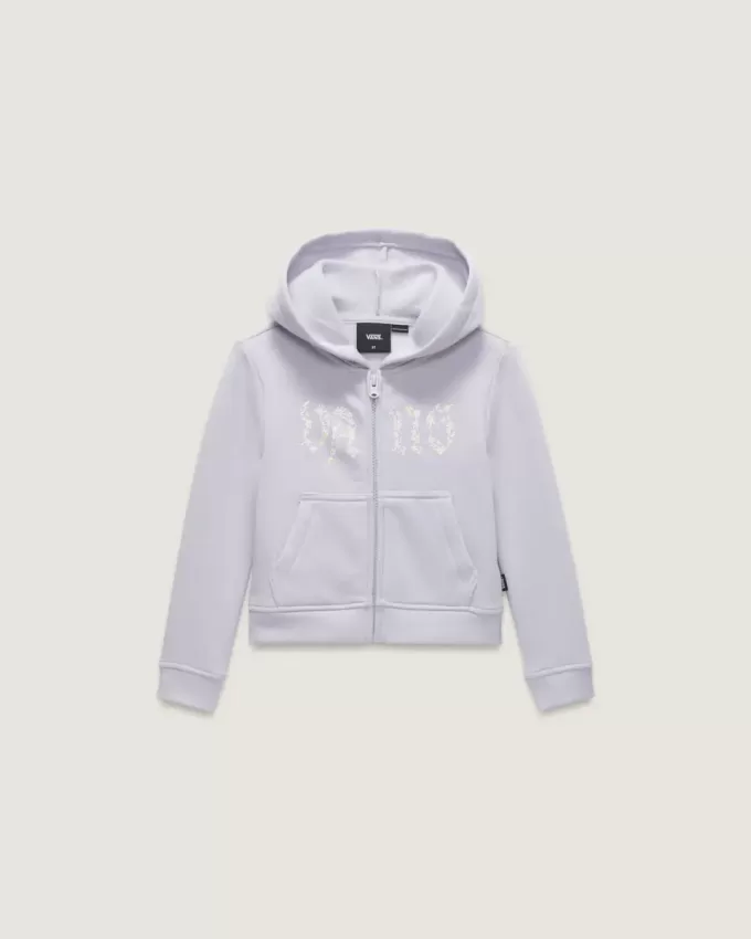 Little Kids Daisy Break Hoodie med dragkedja Little Kids Daisy Break Hoodie med dragkedja