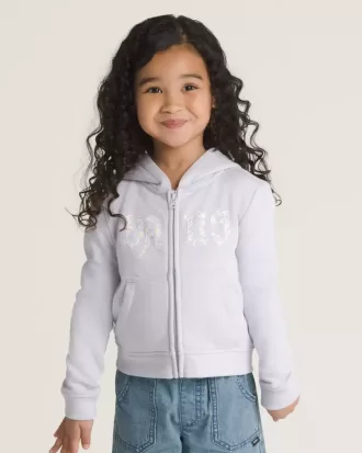 Little Kids Daisy Break Hoodie med dragkedja