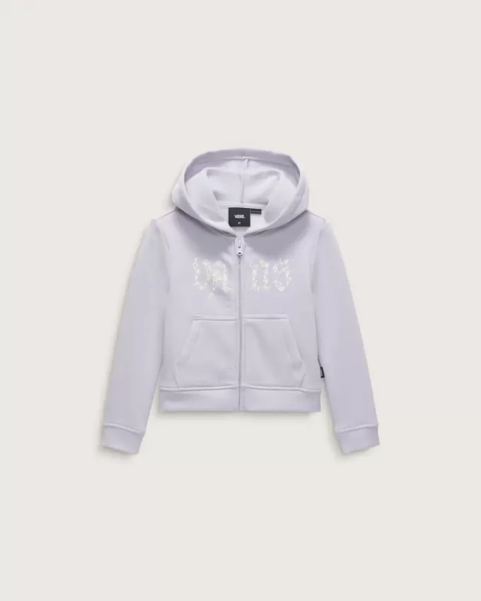 Little Kids Daisy Break Hoodie med dragkedja Little Kids Daisy Break Hoodie med dragkedja