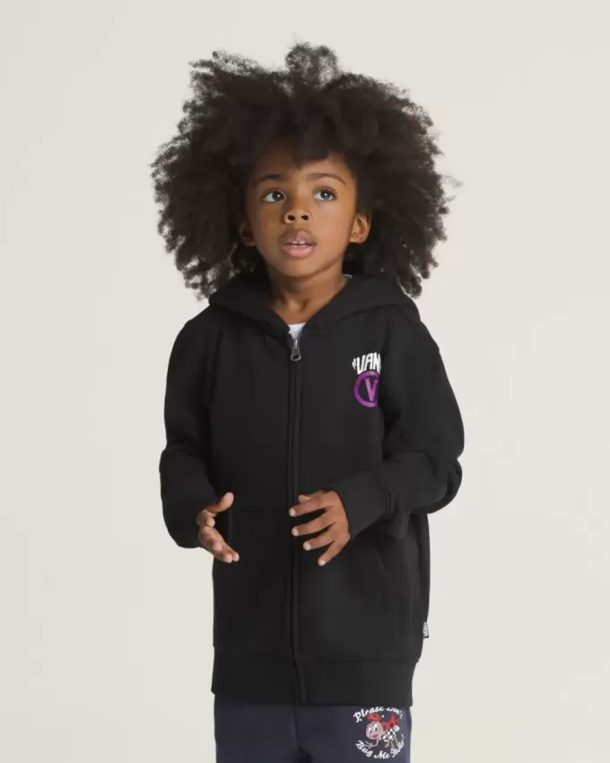 Little Kids Monster Ball Hoodie med dragkedja