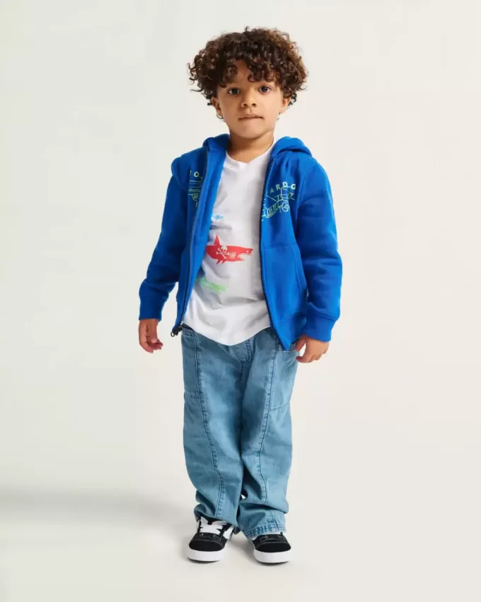 Little Kids Night Watchers Hoodie med dragkedja