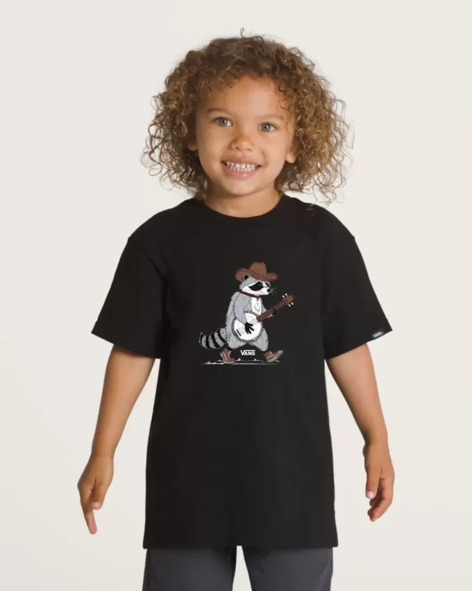 Little Kids Racoon Banjo T-shirt