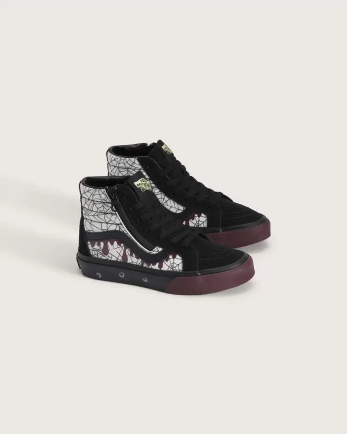 Little Kids Sk8-Hi Side Zip Halloween Sko Little Kids Sk8-Hi Side Zip Halloween Sko