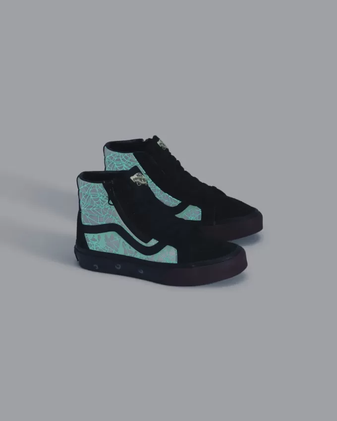 Little Kids Sk8-Hi Side Zip Halloween Sko Little Kids Sk8-Hi Side Zip Halloween Sko