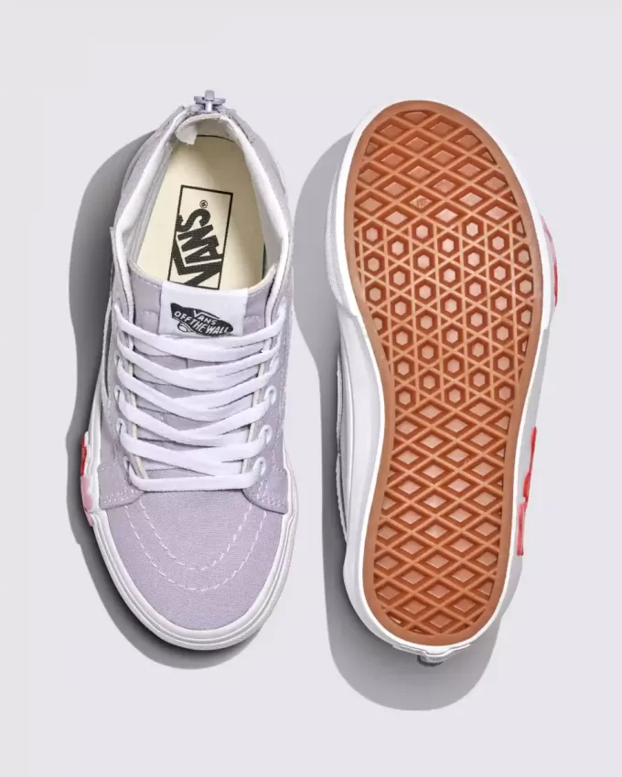 Little Kids Sk8-Hi-Zip Flower Sko Little Kids Sk8-Hi-Zip Flower Sko