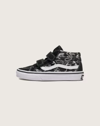 Little Kids Sk8-Mid Reissue V Skeleton Shoe Little Kids Sk8-Mid Reissue V Skeleton Shoe