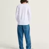 Långärmad T-shirt med logotyp på vänster bröst Långärmad T-shirt med logotyp på vänster bröst